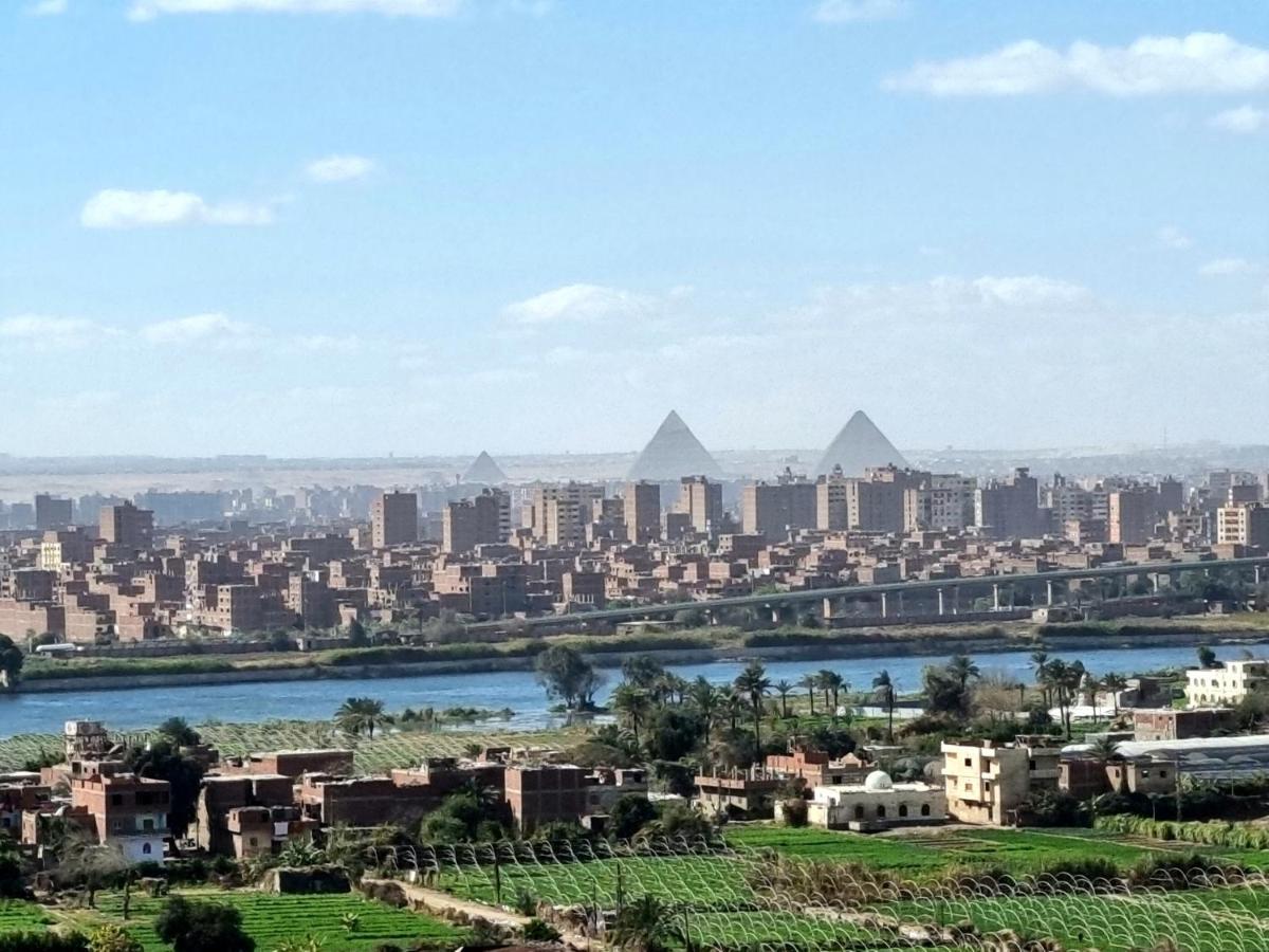 Amazing Nile View And Pyramids Apartment El El Cairo Exterior foto