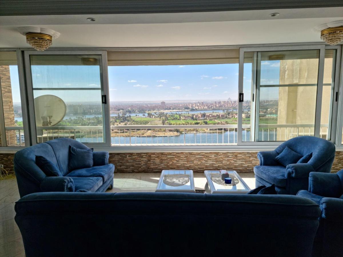 Amazing Nile View And Pyramids Apartment El El Cairo Exterior foto