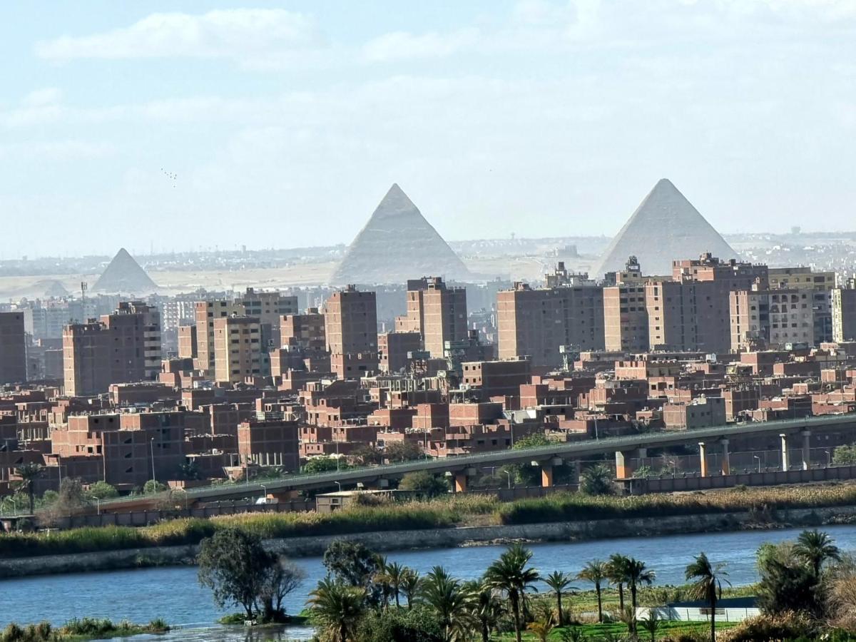 Amazing Nile View And Pyramids Apartment El El Cairo Exterior foto