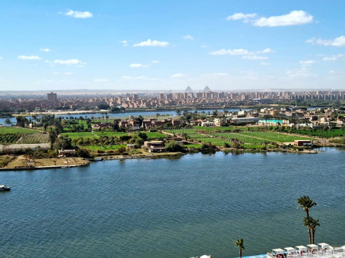 Amazing Nile View And Pyramids Apartment El El Cairo Exterior foto